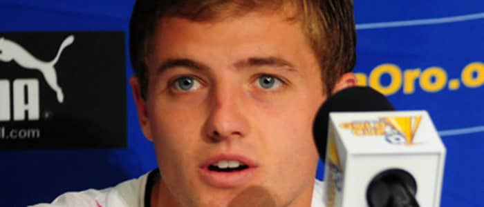 Photo of soccer player, Robbie Rogers. Wilson Wong photo.