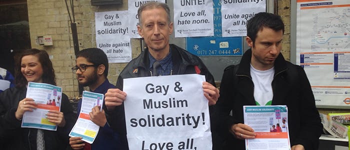 LGBT-Muslim Solidarity campaign launch - Photo by Peter Tatchell Foundation